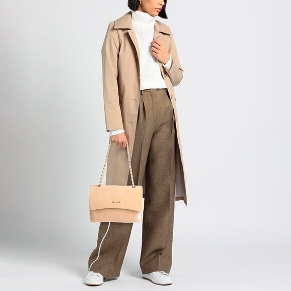 MIA BAG velvet shoulder bag beige pink - Picture 2 of 10